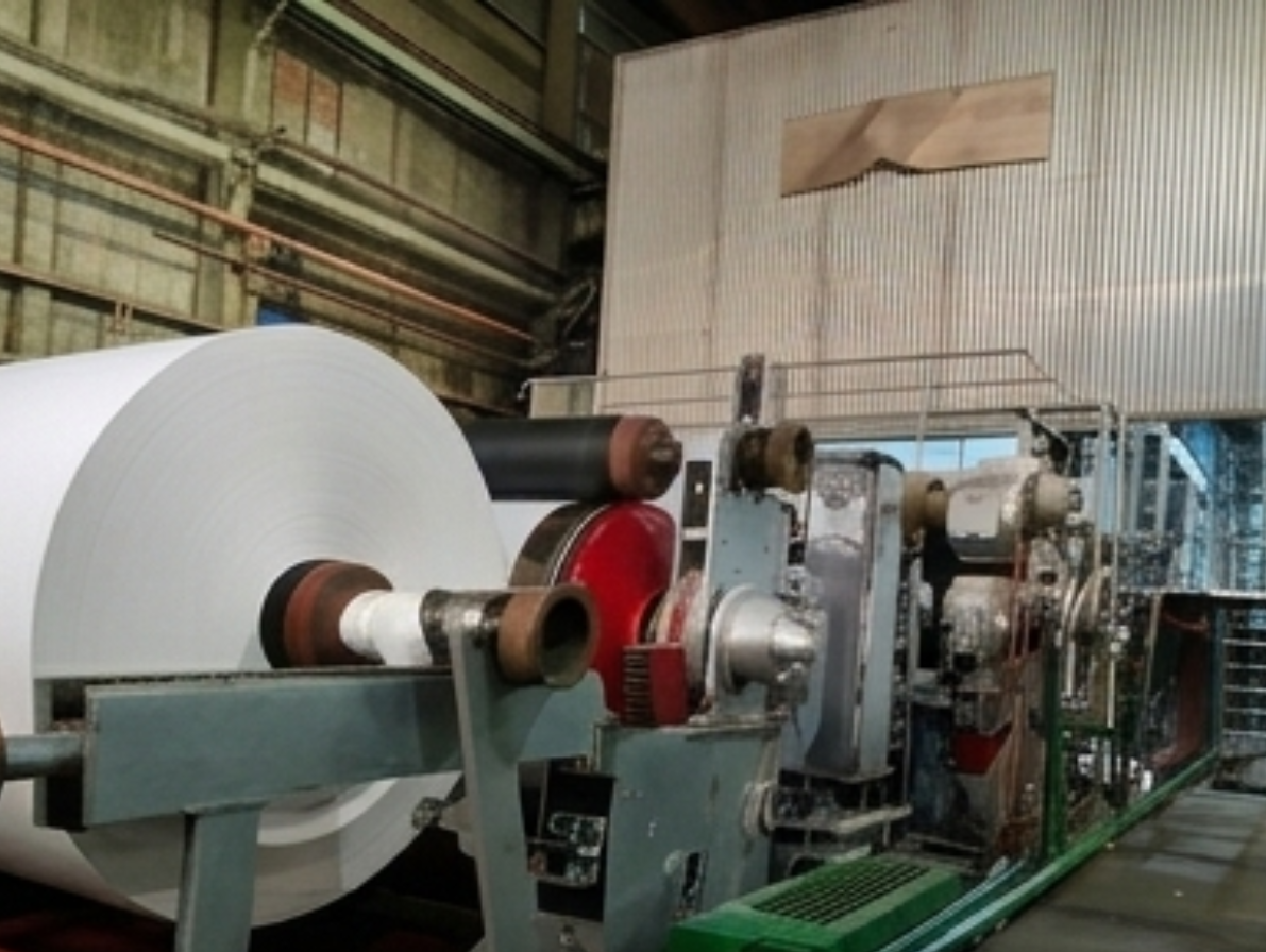 Paper production line at Al-Noor Paper and Board Mills, Kanchpur